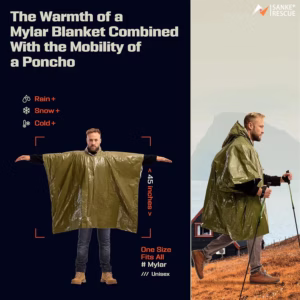 3-in-1 Military Rain Poncho