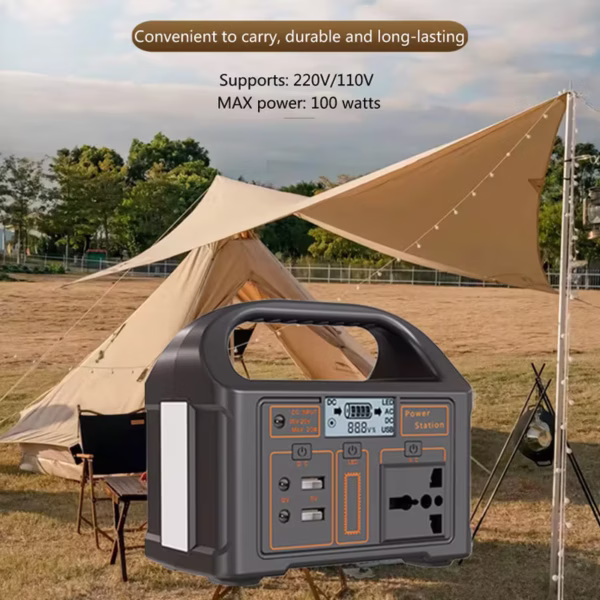 100W Portable Solar Power Station